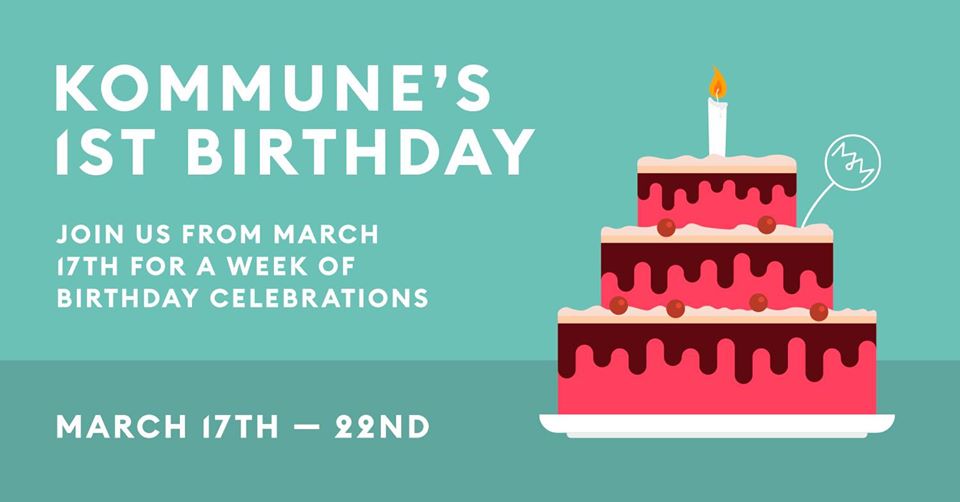 Kommune's 1st Birthday!