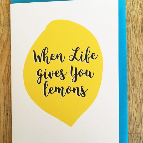 Life Lemons Note Card - This Is Sheffield